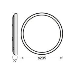 LEDVANCE SMART+ WiFi Orbis Ultra Slim Ø24cm Black -LEDVANCE Store 10002581 3
