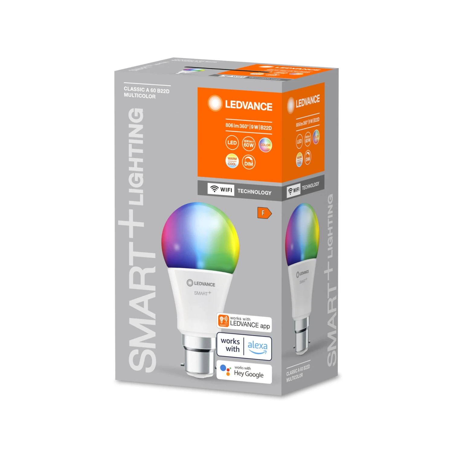 LEDVANCE SMART+ WiFi B22d 9W Classic RGBW 5 LEDVANCE SMART+ WiFi B22d 9W Classic RGBW – Bild 3