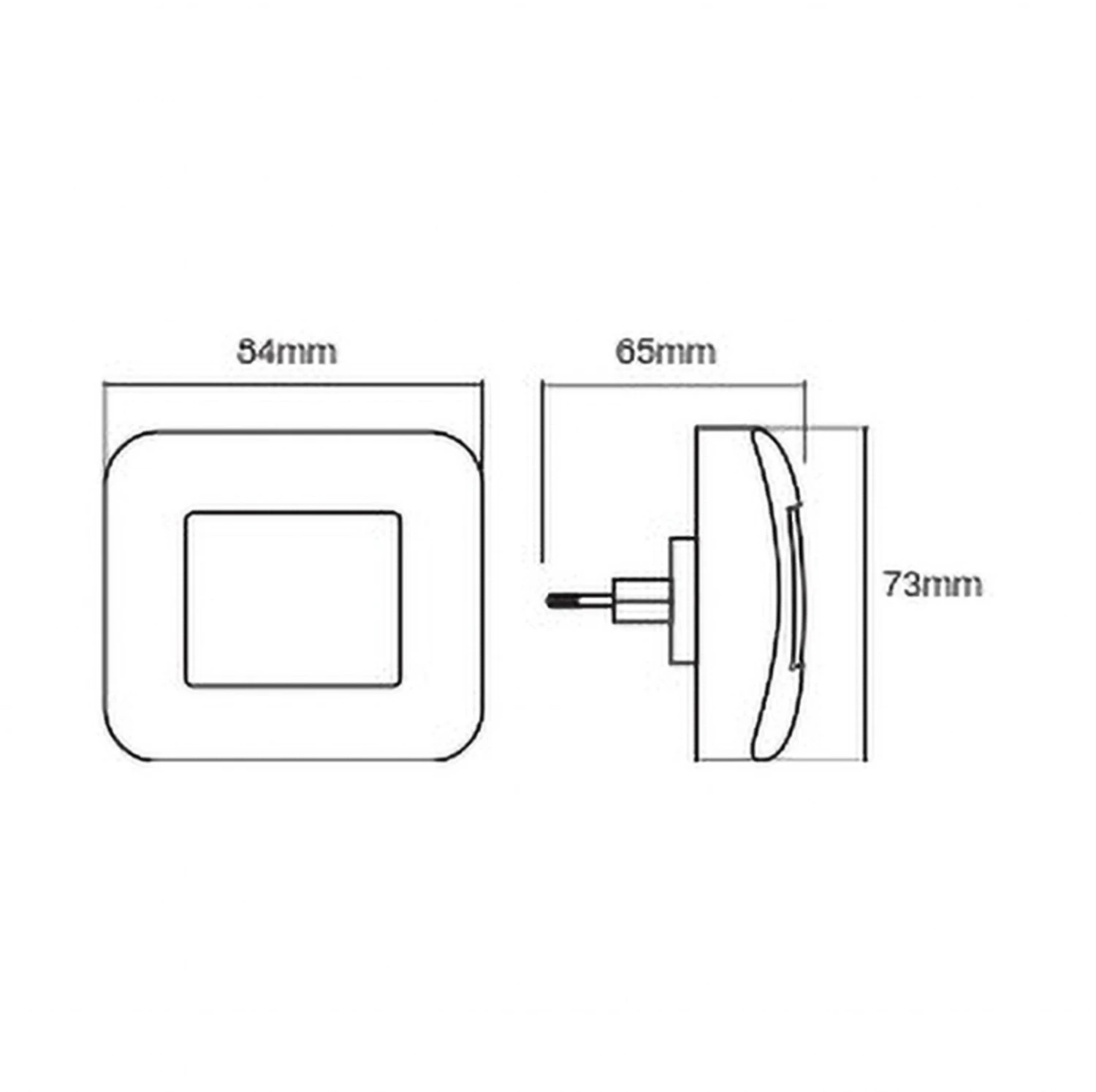 LEDVANCE Lunetta Hall White LED-Nachtlicht Kippbar 7 LEDVANCE Lunetta Hall White LED-Nachtlicht Kippbar – Bild 5