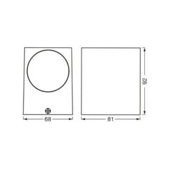 LEDVANCE Endura Classic Square Wandlampe Down Weiß -LEDVANCE Store 10003867 4