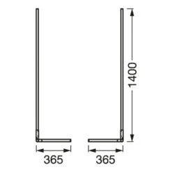 LEDVANCE SMART+ WiFi Floor Corner Schwarz 140cm -LEDVANCE Store 10004660 3