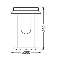 LEDVANCE SMART+ BT Table Lantern Solar Multicolor -LEDVANCE Store 10004710 3