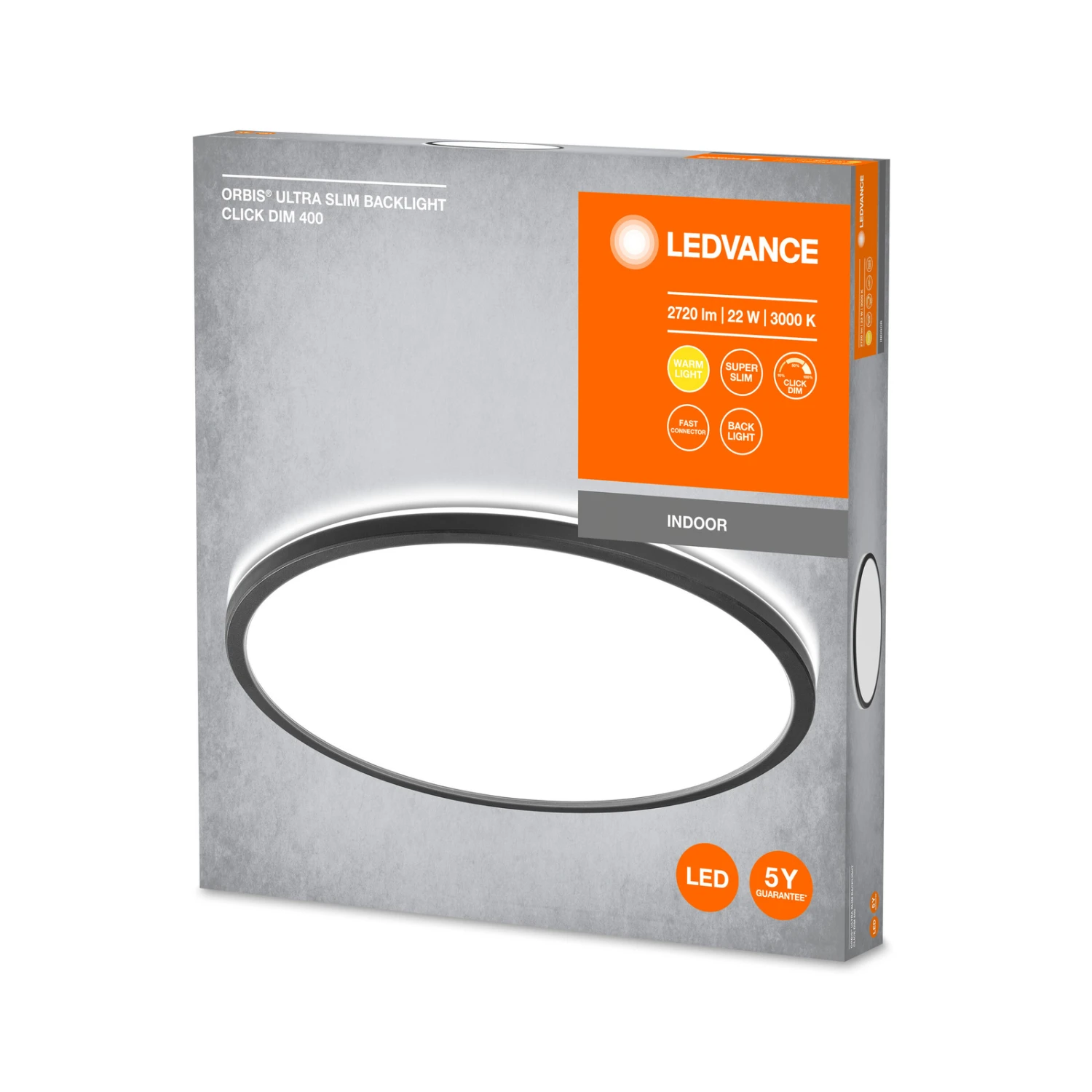 LEDVANCE Orbis Ultra Slim, Schwarz, Ø 40 Cm 6 LEDVANCE Orbis Ultra Slim, Schwarz, Ø 40 Cm – Bild 4