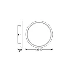 LEDVANCE Bathroom Ceiling LED-Deckenlampe Chrom -LEDVANCE Store 10016553 3