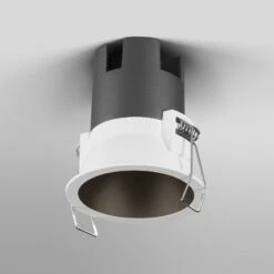 LEDVANCE Twist Einbauspot Ø7cm 840 Weiß/schwarz