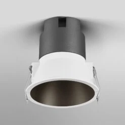 LEDVANCE Twist Einbauspot Ø9,3cm 840 Weiß/schwarz