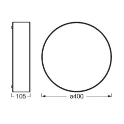 Ledvance Orbis Paris Deckenleuchte Ø 40cm Braun -LEDVANCE Store 10021549 2