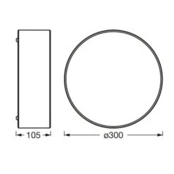 Ledvance Orbis Paris Deckenleuchte Ø 30cm Beige -LEDVANCE Store 10021551 2