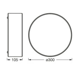 Ledvance Orbis Paris Deckenleuchte Ø 30cm Braun -LEDVANCE Store 10021553 2