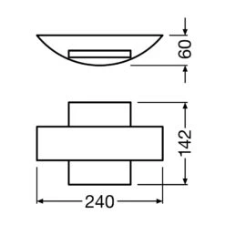 LEDVANCE Endura Style Shield Square Außenwandlampe -LEDVANCE Store 6106040 6