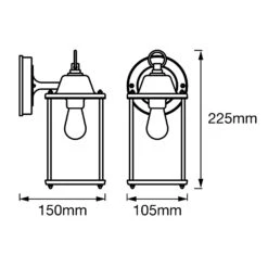 LEDVANCE Endura Classic Lantern Square 22,5 Cm -LEDVANCE Store 6106142 7