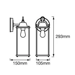 LEDVANCE Endura Classic Lantern Square 29,3 Cm -LEDVANCE Store 6106143 7