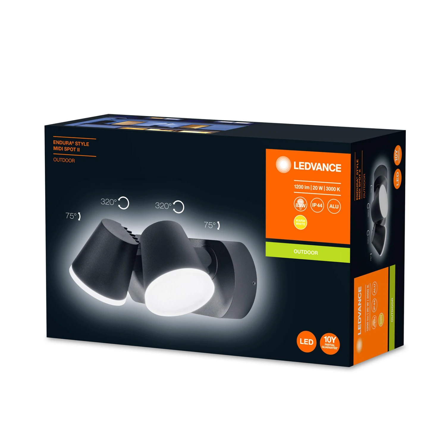 LEDVANCE Endura Style Midi Spot II Außenstrahler 11 LEDVANCE Endura Style Midi Spot II Außenstrahler – Bild 9
