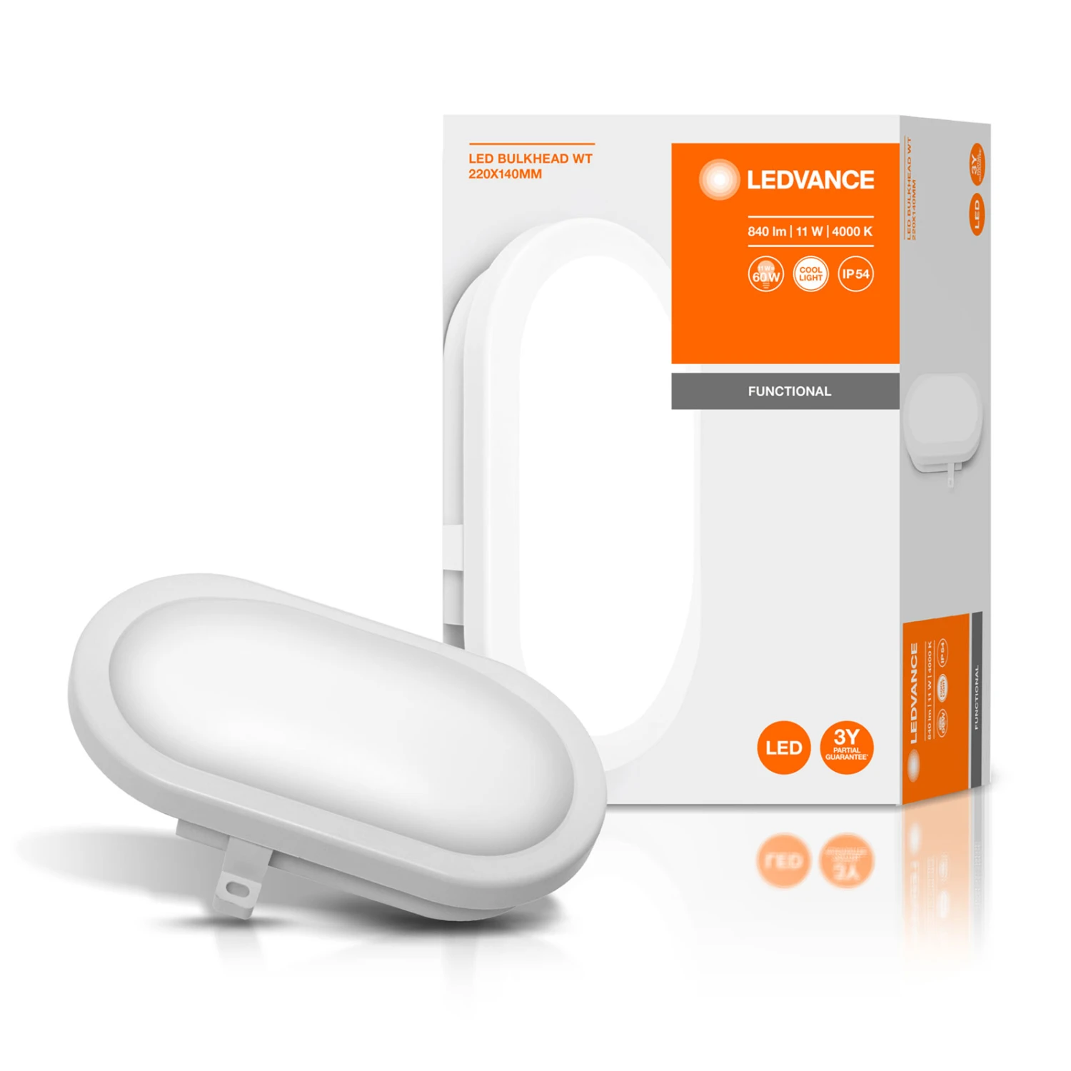 LEDVANCE Bulkhead LED-Außenwandlampe 11W In Weiß 10 LEDVANCE Bulkhead LED-Außenwandlampe 11W In Weiß – Bild 8