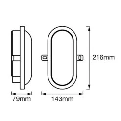 LEDVANCE Bulkhead LED-Außenwandlampe 11W Schwarz -LEDVANCE Store 6106167 8