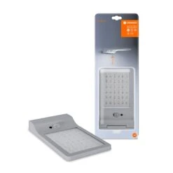 LEDVANCE DoorLED LED-Solar-Wandleuchte, Silber