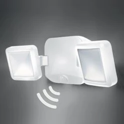 LEDVANCE Battery Spotlight Außenwand 2fl Weiß