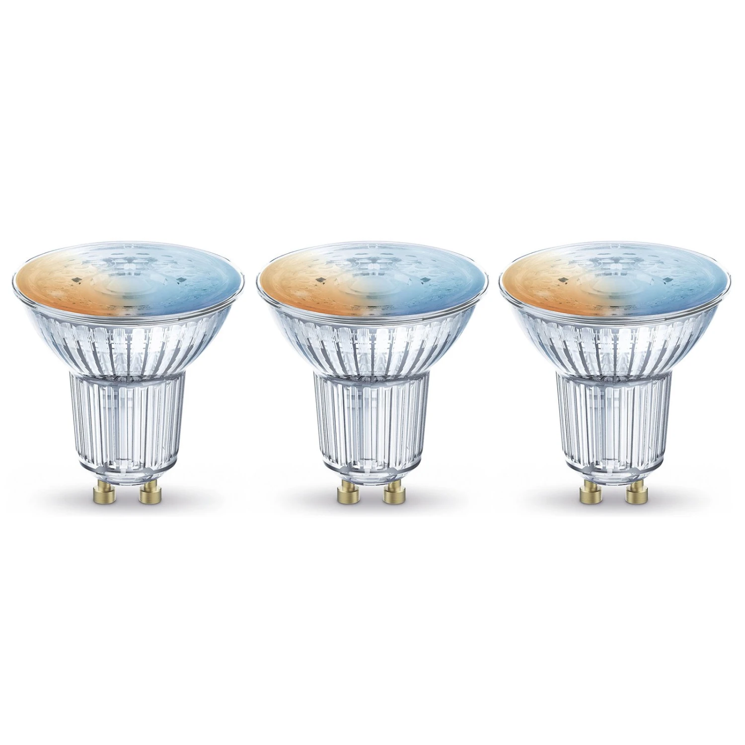 LEDVANCE SMART+ WiFi GU10-Reflektor 4,9W CCT 3er 3 LEDVANCE SMART+ WiFi GU10-Reflektor 4,9W CCT 3er