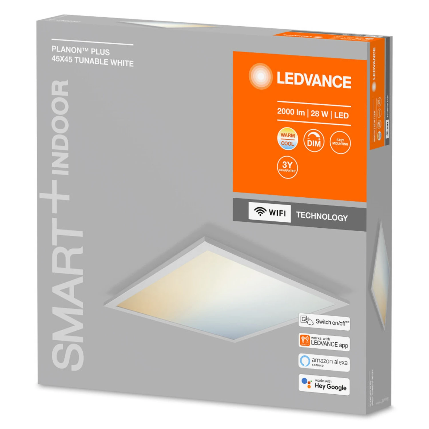 LEDVANCE SMART+ WiFi Planon Plus, CCT, 45 X 45 Cm 4 LEDVANCE SMART+ WiFi Planon Plus, CCT, 45 X 45 Cm – Bild 2
