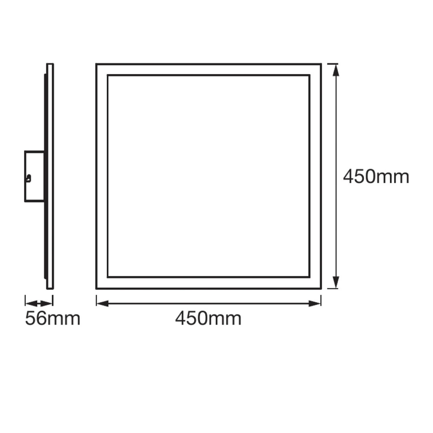 LEDVANCE SMART+ WiFi Planon Plus, CCT, 45 X 45 Cm 6 LEDVANCE SMART+ WiFi Planon Plus, CCT, 45 X 45 Cm – Bild 4