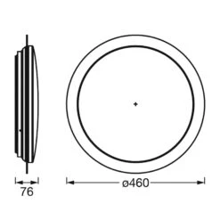 LEDVANCE SMART+ WiFi Orbis Sparkle, CCT, Ø 46 Cm -LEDVANCE Store 6106523 5