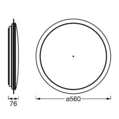 LEDVANCE SMART+ WiFi Orbis Sparkle, CCT, Ø 56 Cm -LEDVANCE Store 6106524 5