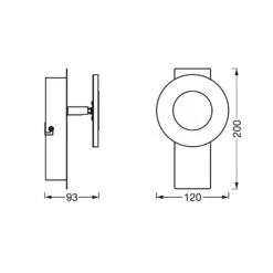 LEDVANCE SMART+ WiFi Orbis Wall Wave IP44 1-flg. -LEDVANCE Store 6106566 5