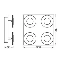 LEDVANCE SMART+ WiFi Orbis Wave IP44 30 X 30 Cm -LEDVANCE Store 6106569 4