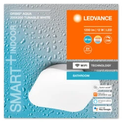 LEDVANCE SMART+ WiFi Orbis Wall Aqua IP44 20x20 Cm -LEDVANCE Store 6106578 4