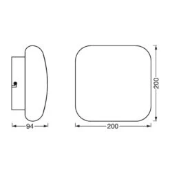 LEDVANCE SMART+ WiFi Orbis Wall Aqua IP44 20x20 Cm -LEDVANCE Store 6106578 5