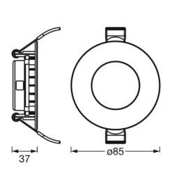 LEDVANCE SMART+ WiFi Orbis Downlight Slim Ø 8,5 Cm -LEDVANCE Store 6106580 3