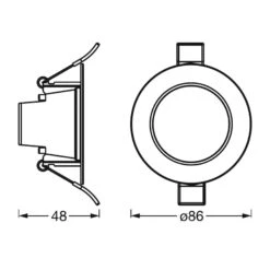 LEDVANCE SMART+ WiFi Spot LED-Einbaustrahler, 36° -LEDVANCE Store 6106583 4