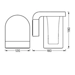 LEDVANCE SMART+ WiFi Outdoor Cascade Wall, RGB -LEDVANCE Store 6106601 7