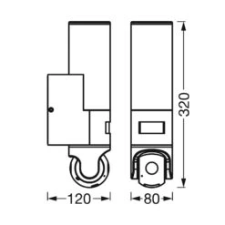 LEDVANCE SMART+ WiFi Outdoor Wall Camera Control 13 LEDVANCE SMART+ WiFi Outdoor Wall Camera Control -LEDVANCE Store 6106612 5