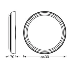 LEDVANCE SUN@Home Orbis Plate LED-Deckenleuchte 17 LEDVANCE SUN@Home Orbis Plate LED-Deckenleuchte -LEDVANCE Store 6106618 7