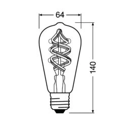 LEDVANCE SMART+ WiFi Filament Classic E27 4,5W 827 -LEDVANCE Store 6106641 3