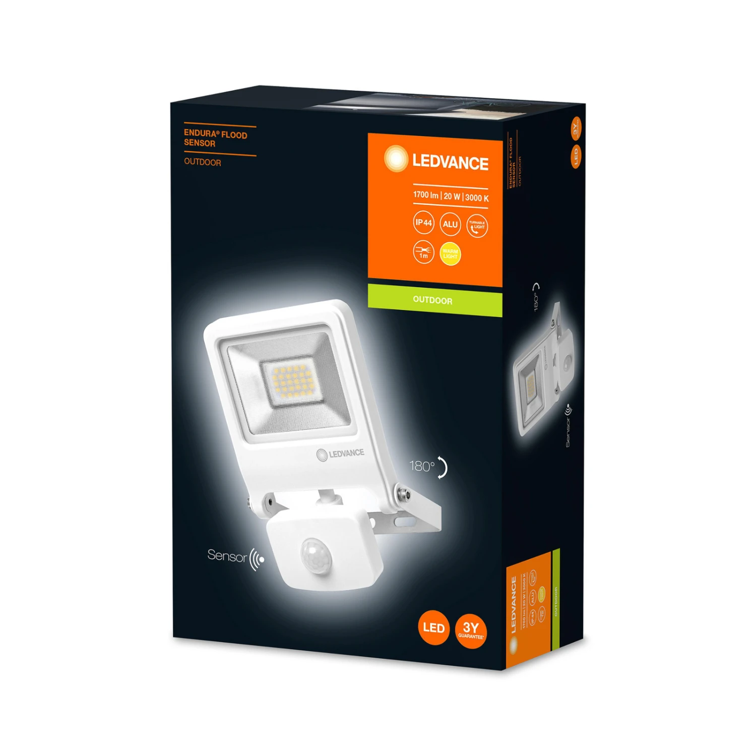 LEDVANCE Endura Flood Sensor Außenspot 3.000K 20 W 8 LEDVANCE Endura Flood Sensor Außenspot 3.000K 20 W – Bild 6