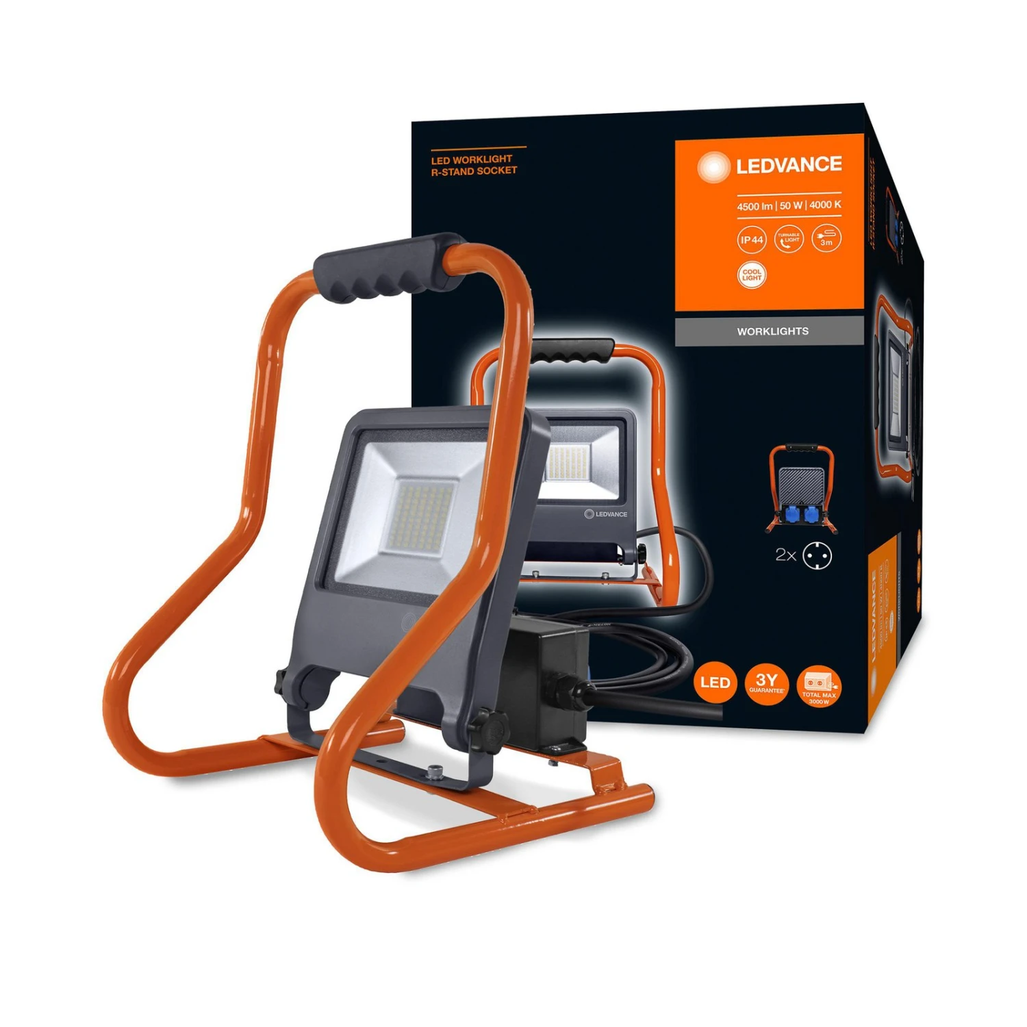 LEDVANCE Worklight R-Stand LED-Baustrahler 50 W 3 LEDVANCE Worklight R-Stand LED-Baustrahler 50 W