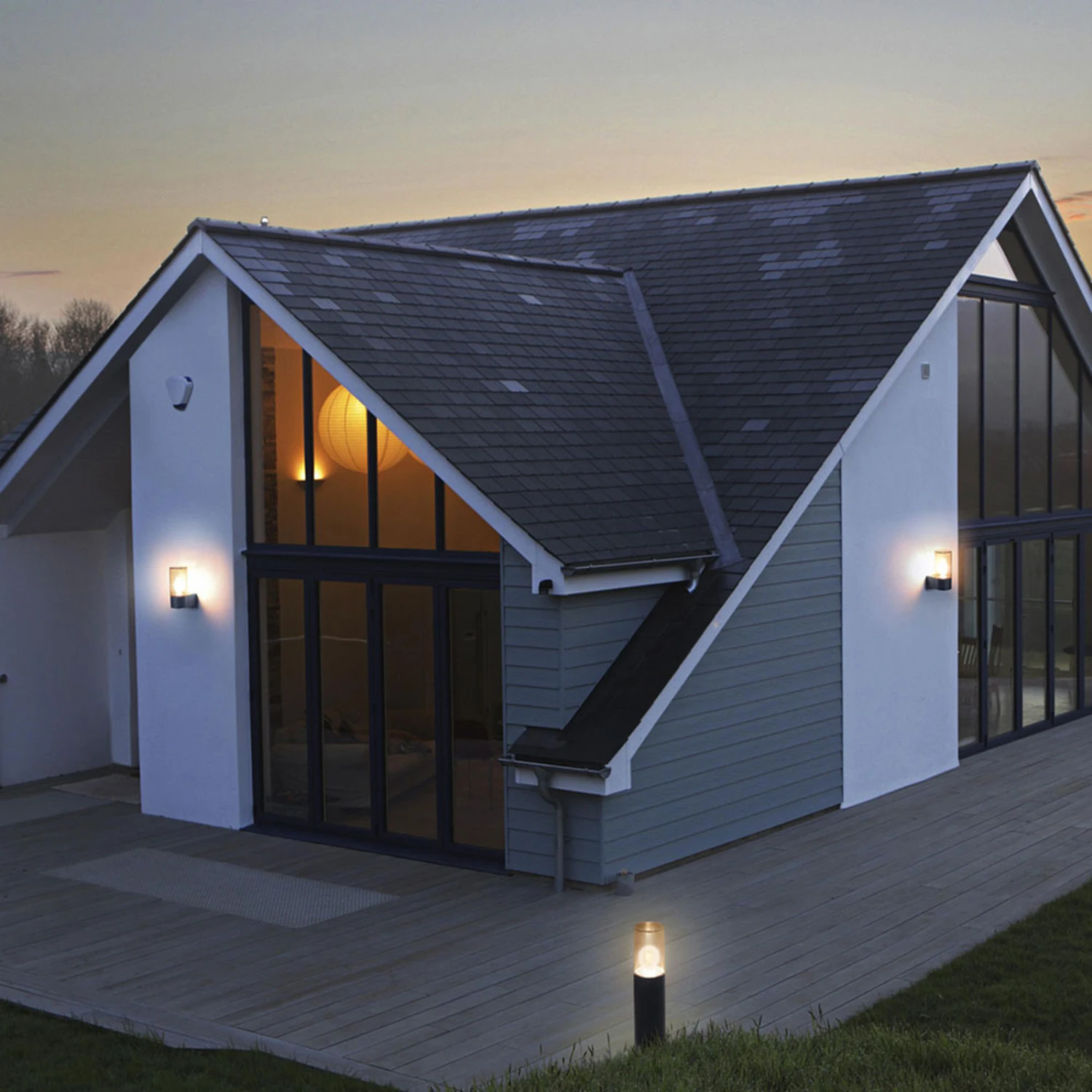 Ledvance Endura Classic Pipe Außenwandlampe Amber 7 Ledvance Endura Classic Pipe Außenwandlampe Amber – Bild 5