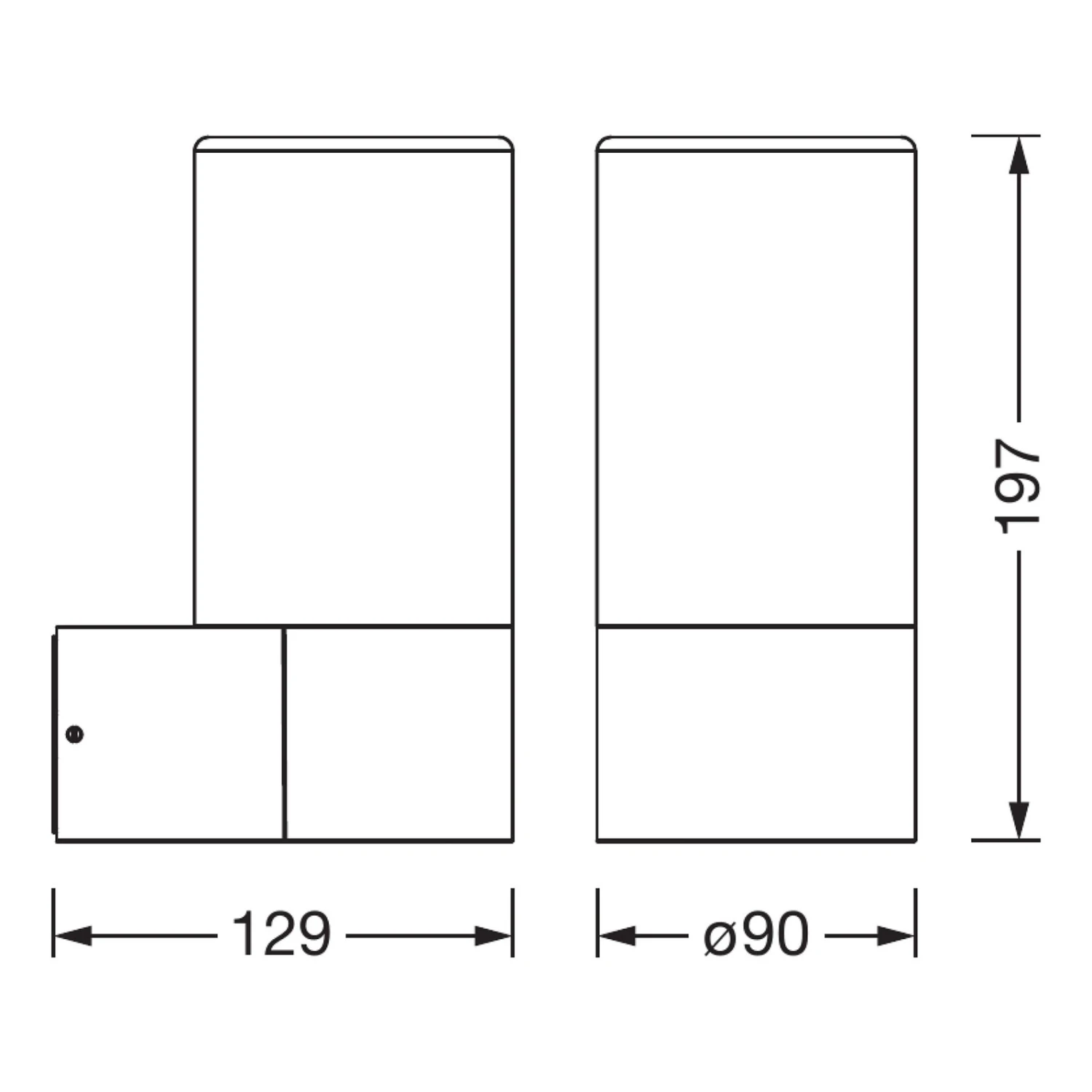 Ledvance Endura Classic Pipe Außenwandlampe Amber 11 Ledvance Endura Classic Pipe Außenwandlampe Amber – Bild 9