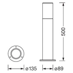 Ledvance Endura Classic Pipe Sockelleuchte Amber -LEDVANCE Store 7261545 7