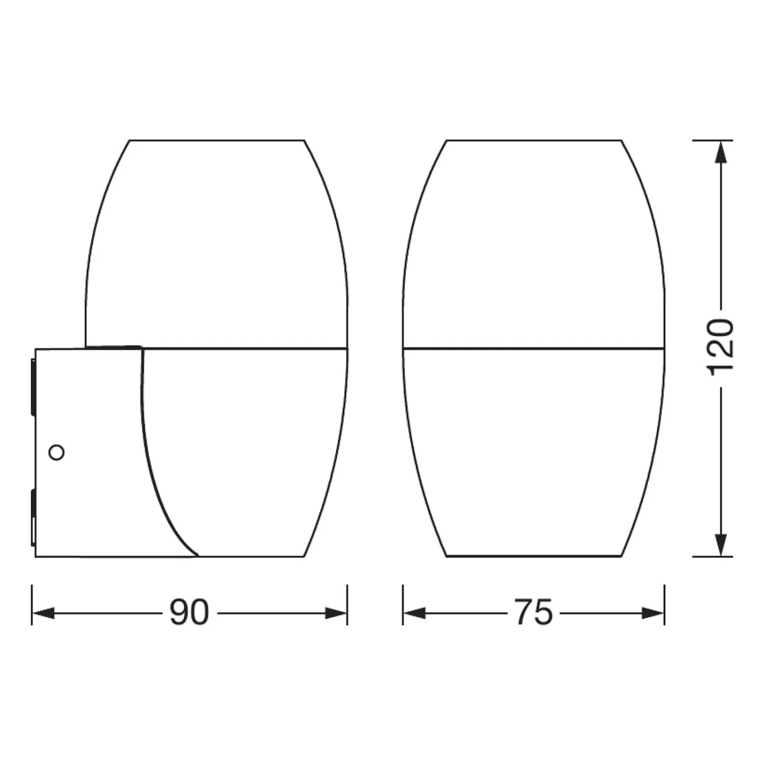 Ledvance Endura Classic Cannon Außenwandlampe Up 10 Ledvance Endura Classic Cannon Außenwandlampe Up – Bild 8