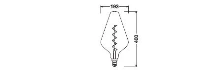 Ledvance 4058075761018 Vintage 1906® LED AW188, 300 °, 4 W, 818, 140 Lm, E27, Dimmbar 4 Ledvance 4058075761018 Vintage 1906® LED AW188, 300 °, 4 W, 818, 140 Lm, E27, Dimmbar – Bild 2