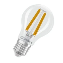 Ledvance 4099854059957 LED CLASSIC A ENERGY EFFICIENCY A S, < 300°, 3,8 W, 830, 806 Lm, E27, Nicht Dimmbar